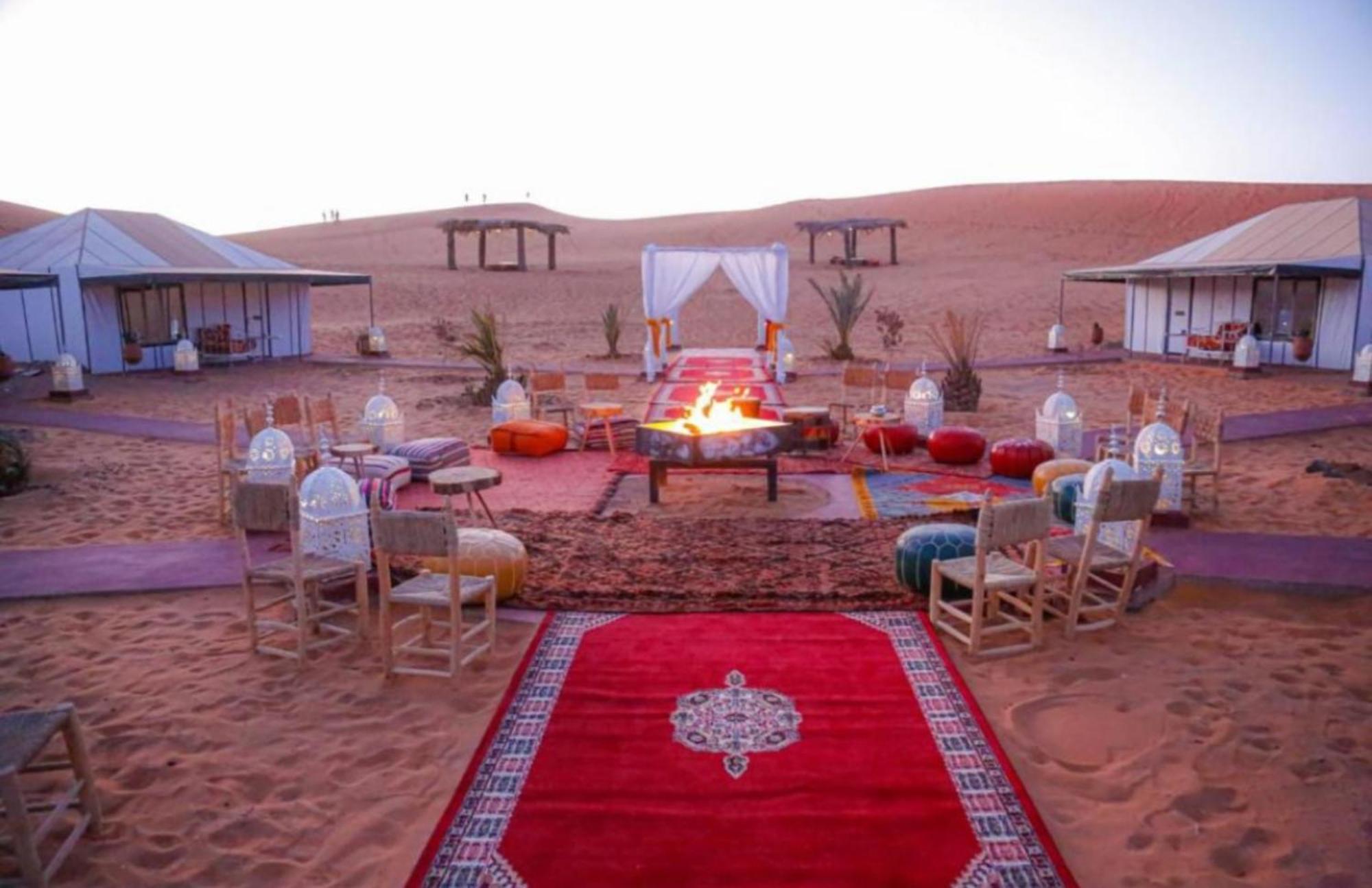 Luxury Bedouin Camp Bed & Breakfast Merzouga Exterior photo