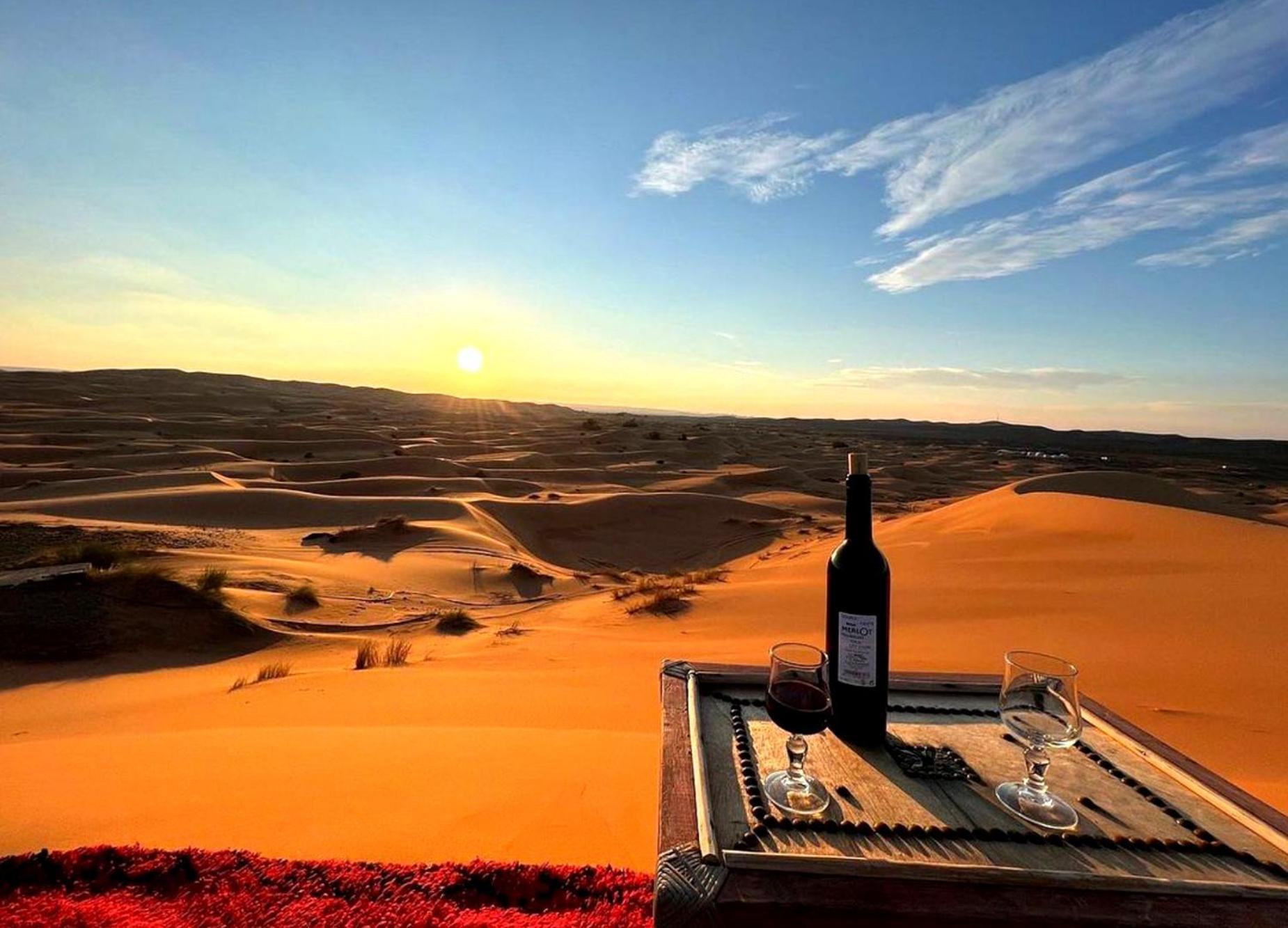 Luxury Bedouin Camp Bed & Breakfast Merzouga Exterior photo